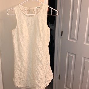 Cream lace dress